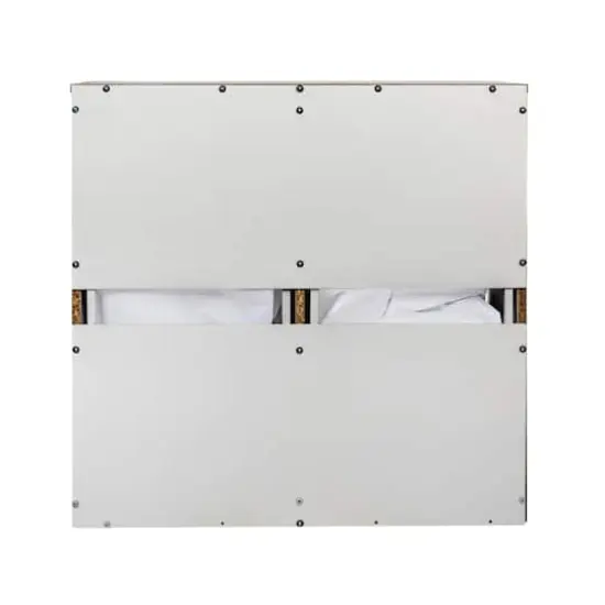 Household Essentials 30" Scandi White Finish Laundry Sorter Cabinet {8}