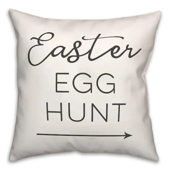 Easter Egg Hunt Basket 2 18" x 18" Indoor / Outdoor Pillow {3}