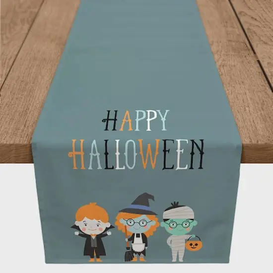 90" Halloween Heroes Table Runner {1}