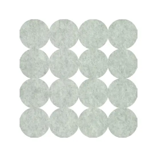 RoomMates White Modern Circles Acoustical Peel & Stick Tiles {1}