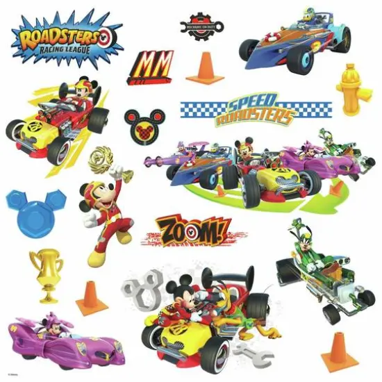 RoomMates Disney® Mickey And The Roadsters Racers Peel & Stick Wall Decals {3}