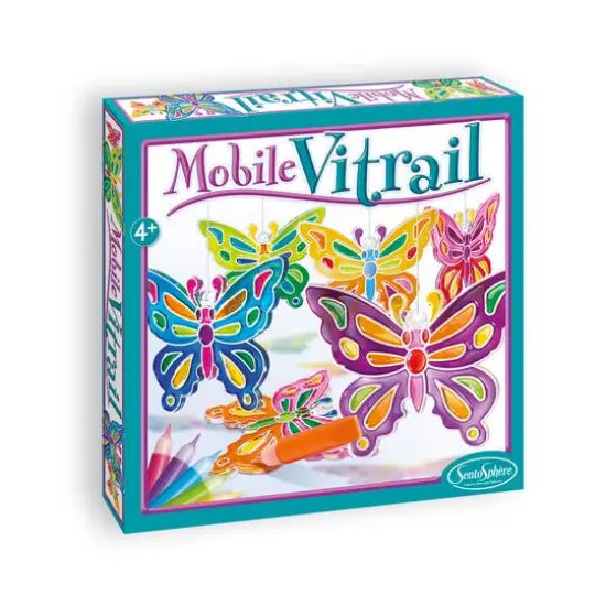 Mobile Vitrail - Crystal Butterflies {1}