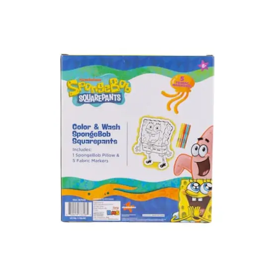 SpongeBob SquarePants&trade; Color & Wash Pillow {4}