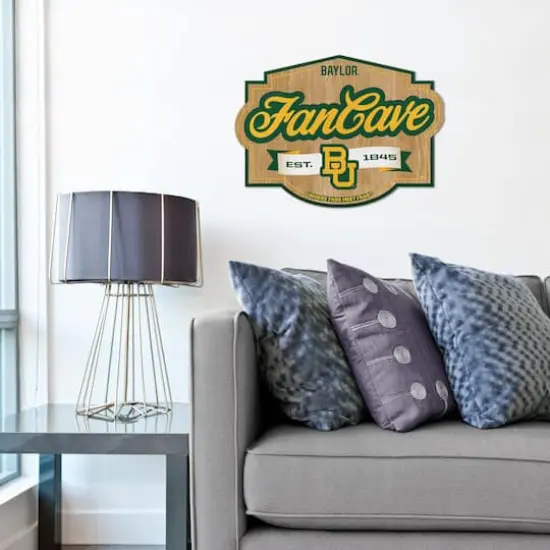 NCAA Fan Cave Sign Baylor Bears {4}