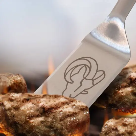 NFL Stainless Steel BBQ Spatula with Bottle Opener Los Angeles Rams {5}