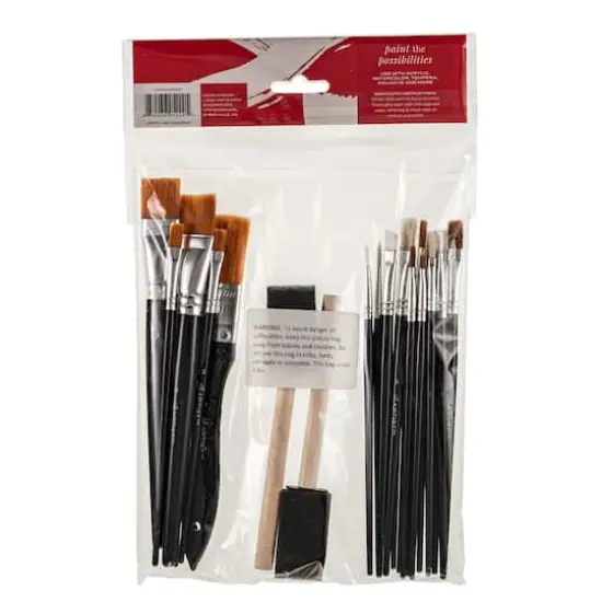 Hello, Artist! 25 Piece Craft Brush Value Pack {12}