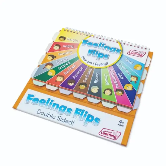 Junior Learning&reg; Feelings Flips Educational Flip Card Set {3}