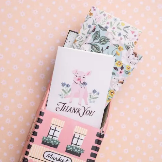 Maggie Holmes Market Square Mini House Card Set {4}