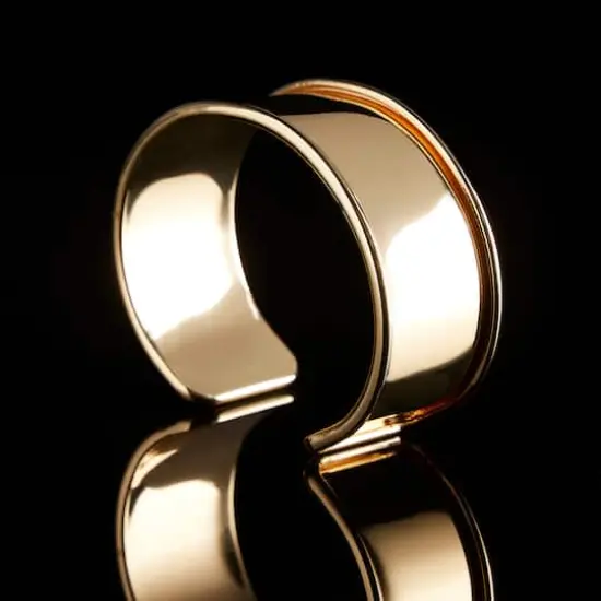 Gold Cuff Bracelet with Inlay by Bead Landing&trade; {3}