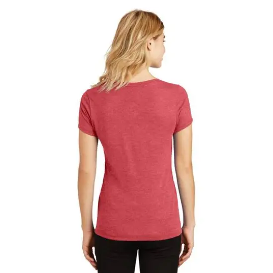 District&reg; Women's Perfect Tri&reg; V-Neck T-Shirt Red Frost {6}