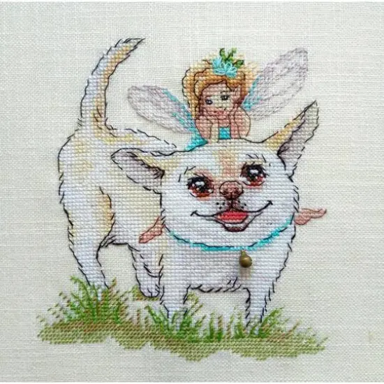 Neocraft Happiness Fairy Cross Stitch Kit {3}