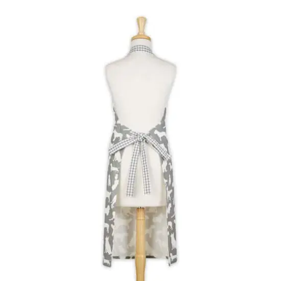 DII&reg; Dog Print Chef Apron Gray {7}