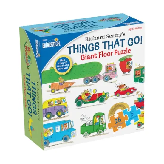 Richard Scarry's Things That Go! Giant Floor Puzzle: 26 Pcs {1}