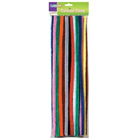 Creativity Street&reg; Colossal Stems&reg; Chenille Stems, 3 Packs of 50 {3}