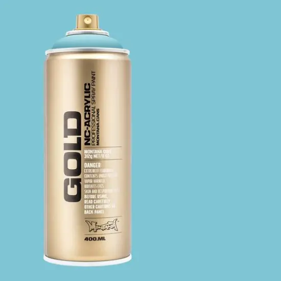 Montana&trade; Cans GOLD Shock Color Spray Paint, 400mL S5000 Shock Blue Light {4}