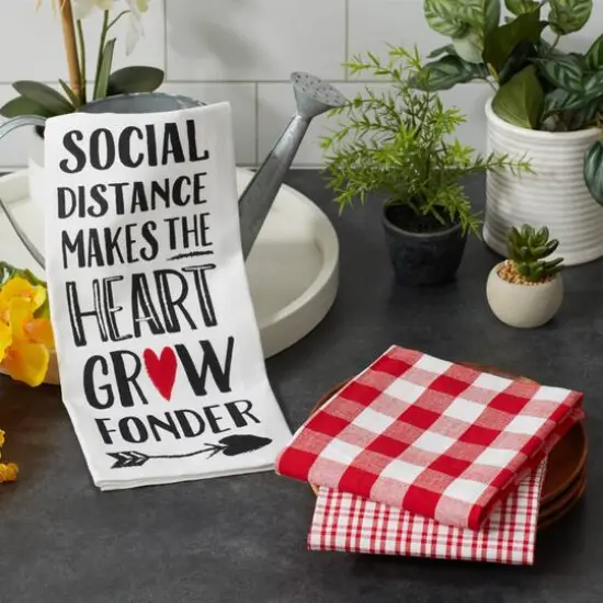 DII&reg; Social Distance Dishtowel Set {9}
