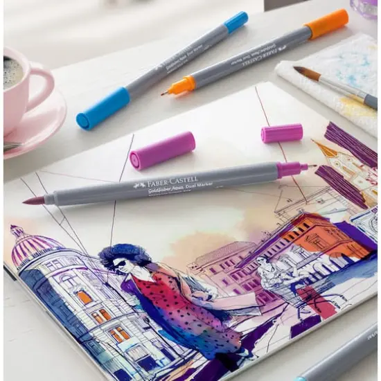 Goldfaber Woman Dual Ended Aqua Markers, 18ct. {4}