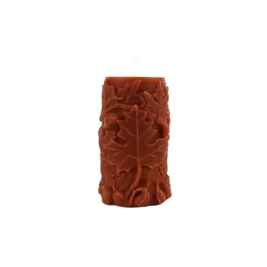 6" Fall Leaf LED Pillar Candle by Ashland&reg; Maple Leaf {1}
