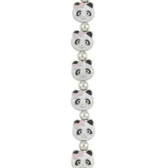 Enamel Metal Panda Beads, 13mm by Bead Landing&trade; {1}