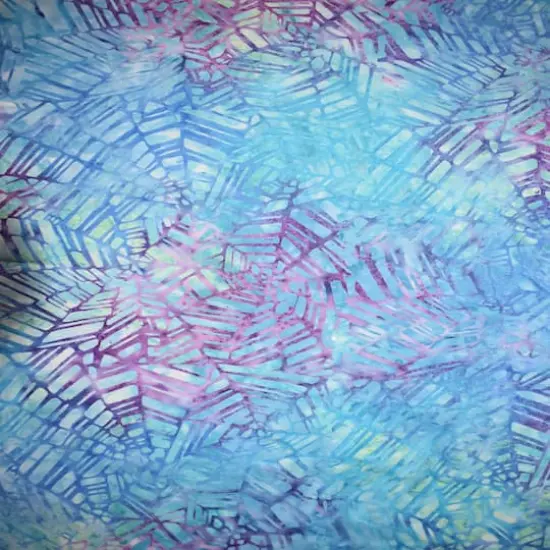 Feldman Premium Indonesian Batik Turquoise Crackle Fabric {4}