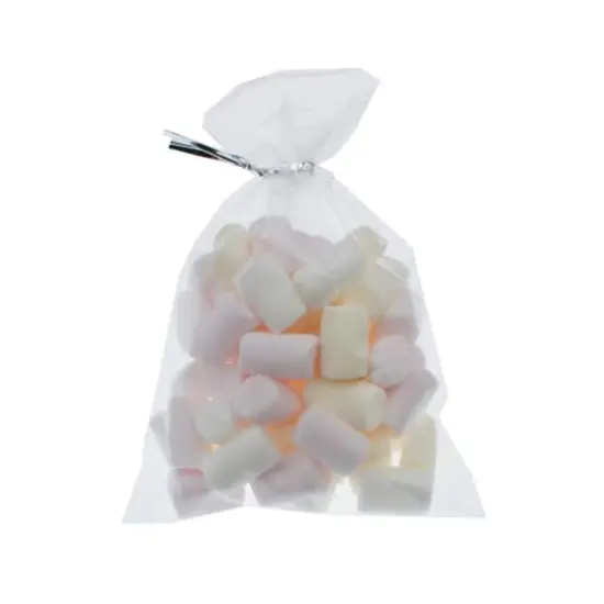 6" Clear Rectangle Treat Bags with Ties by Celebrate It&reg;, 100ct. {4}