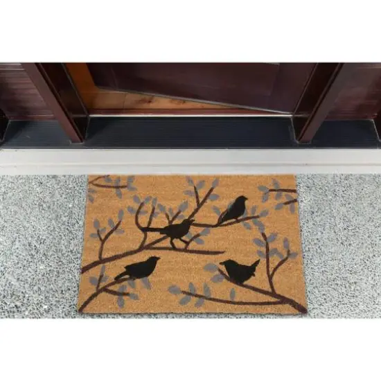 DII&reg; J&M Birds Vinyl Back Coir Doormat {7}