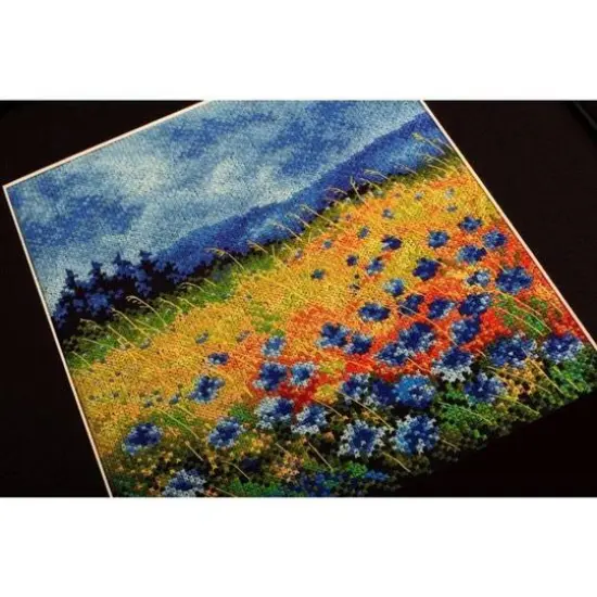 RTO Sky Blue Cornflowers Cross Stitch Kit {5}
