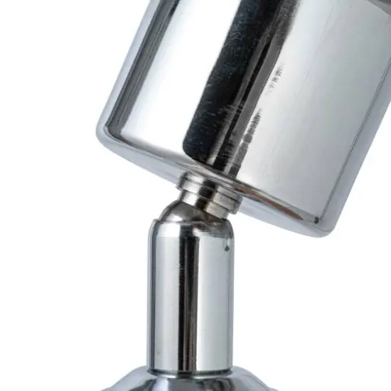 Hello Honey&reg; 16.5" Pink Reactive Glaze Round Stoneware Table Lamp with Mustard Velvet Shade {9}