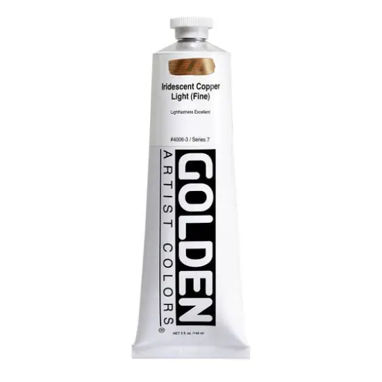 Golden&reg; Heavy Body Iridescent Acrylics, 5oz. Iridescent Copper Light (Fine) {1}