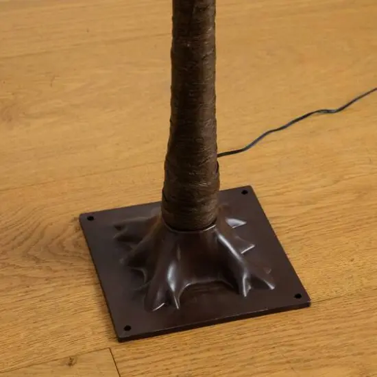 4ft. Pre-Lit Minimalist Autumn Maple Artificial Fall Tree with 56 LED Warm White & Orange Pumpkin Shaped Lights {6}