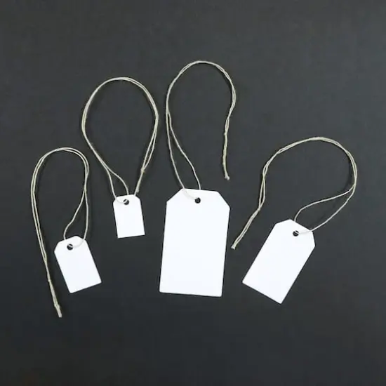 Mixed Tags by Bead Landing&trade;, 80ct. White {1}
