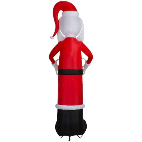 10ft. Airblown&reg; Inflatable Christmas Giant Jack Skellington in Santa Outfit {4}