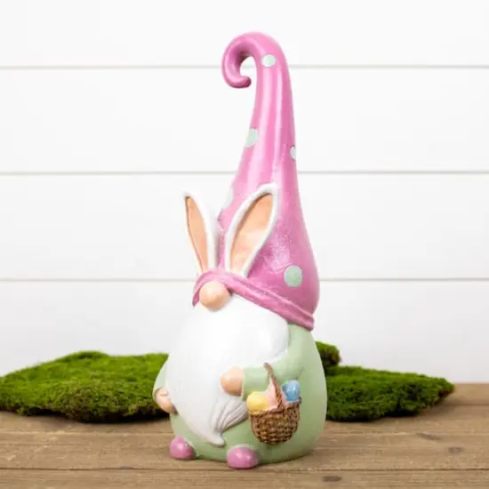13" Easter Gnome Figurine {4}
