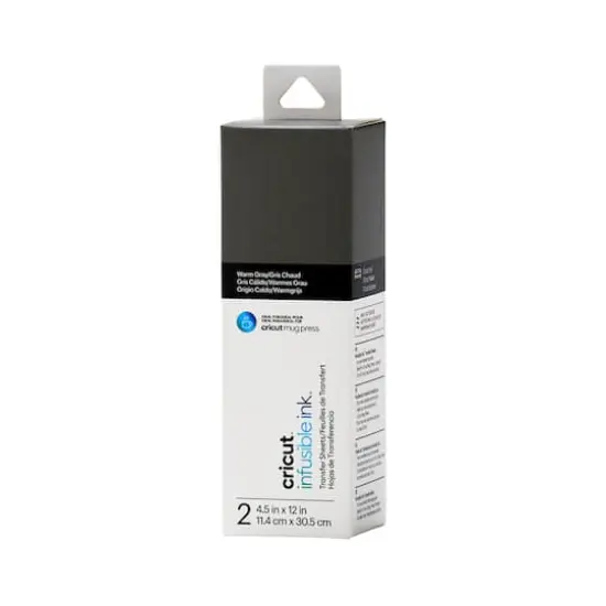Cricut&reg; Infusible Ink&trade; 4.5" Transfer Sheets, 2ct. Warm Gray {1}