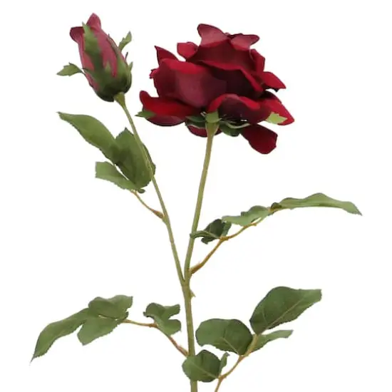 Burgundy Velvet Rose Stem by Ashland&reg; {3}