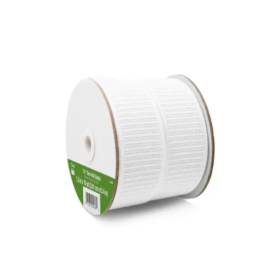 Dritz&reg; 1.5" White Non-Roll Elastic {3}