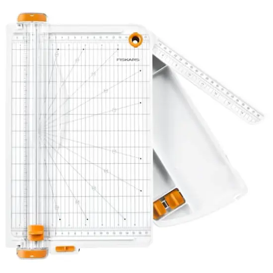 Fiskars&reg; SureCut&trade; Deluxe Trimmer with Built-In Storage {1}