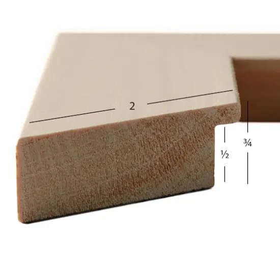 Craig Frames Basswood 200 Unfinished DIY Picture Frame {3}