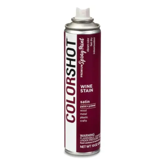 COLORSHOT&reg; Premium Satin Spray Paint Wine Stain {5}