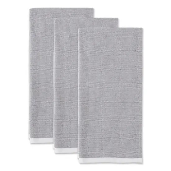 DII&reg; Mineral Chambray Terry Dishtowels, 3ct. {3}