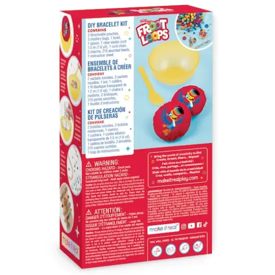 Make It Real&trade; Kellogg's&trade; Cerealsly Cute Froot Loops&trade; DIY Bracelet Kit {8}