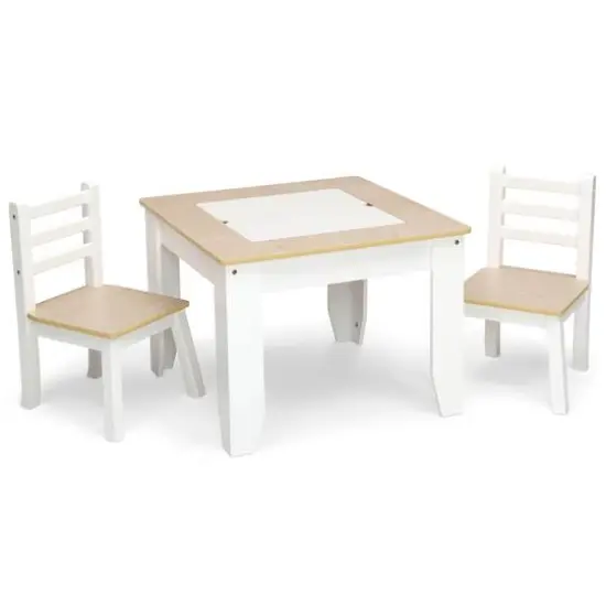 Chelsea White Table & Chair Set {1}