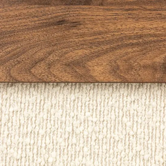 Household Essentials Versatile Boucle Ottoman with Hidden Storage Cream {6}