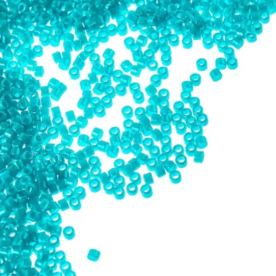 Miyuki Delica Glass Round Seed Beads, 11/0 Turquoise Green {1}