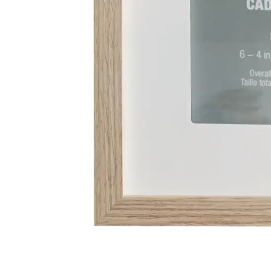 6 Opening 4" x 6" Natural Woodgrain Family Collage Frame with Mat by Studio D&eacute;cor&reg; {3}