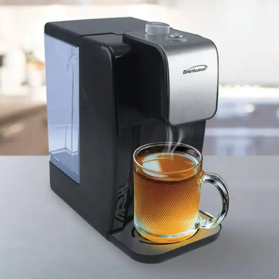 Brentwood 2.3qt. Black Single-Touch Instant Hot Water Dispenser {8}