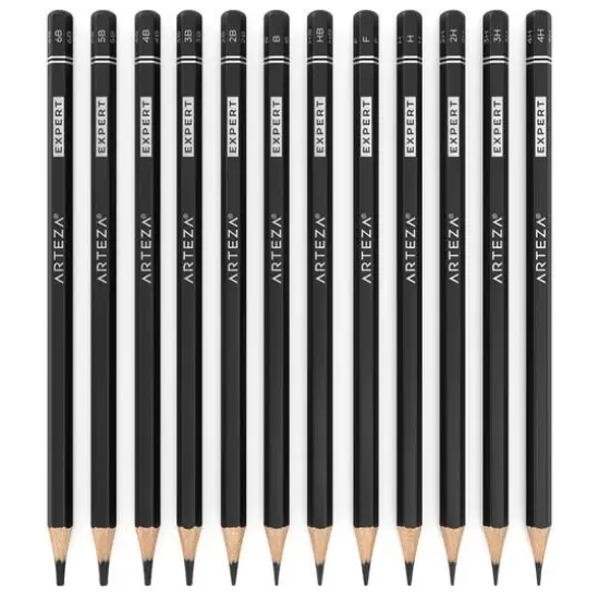 Arteza&reg; Professional Graphite Drawing 12 Pencil Set {7}