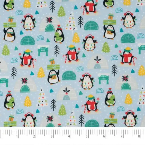 SINGER Christmas Holiday Cheer Snowmen Cotton Fabric {3}