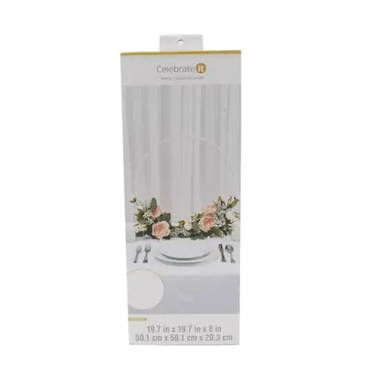 19.75" White Tabletop Hoop by Celebrate It&trade; {5}