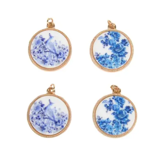 Vintage Floral Print Charm Set by Bead Landing&trade; {3}